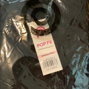 Pop Fit black leggings, new in package.